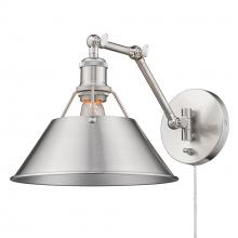  3306-A1W PW-PW - Orwell PW 1 Light Articulating Wall Sconce in Pewter with Pewter shade